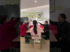 Современный подъемный складной кофейный стол с 4 стулами и хранилищем для использования мебели в гостиной