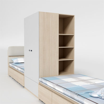Support customization 2000 X 1200 X 960mm Apartment Furniture Student Bunk Bed School Dormitory With Desk Bed