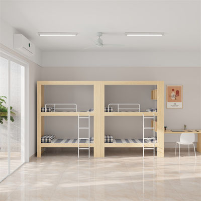 Support customization School Bunk Bed With Automated Production Plant And Knock Down Packing