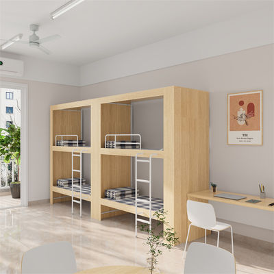 Support customization School Bunk Bed With Automated Production Plant And Knock Down Packing