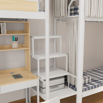 Modern Furniture Student Bunk Bed School Dormitory Bunk With Desk Support customization
