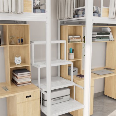 Modern Design Products Furniture Metal Bunk Bed With Desk Support customization