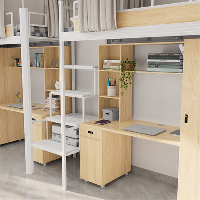 Modern Design Products Furniture Metal Bunk Bed With Desk Support customization