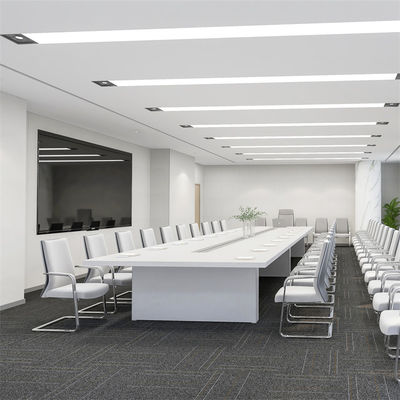 Modern Office Furniture Conference Table White Color Support customization