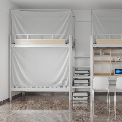 Army School Dormitory Bunk Bed Student Durable Metal Kids Bunk Bed Support customization