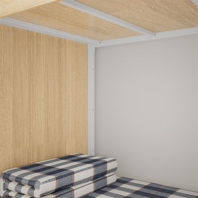 Support customization School Worker Hospital Home Dormitory Metal Stable Student Wooden Storage Loft Bunk Bed