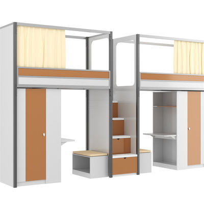 Children Modern Bedroom Furniture Bunk Bed With Stairs And Storage Layers support customization