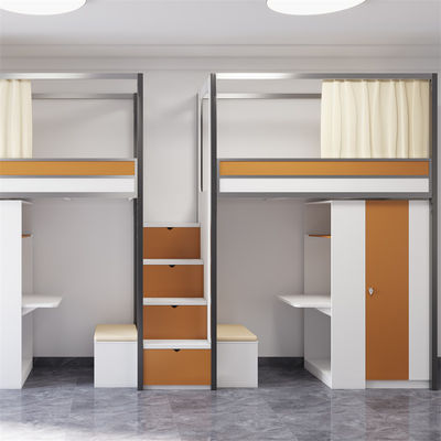Children Modern Bedroom Furniture Bunk Bed With Stairs And Storage Layers support customization
