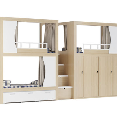 High Stability Capsule Hotel Bed With Non Human Damage Protection Support customization