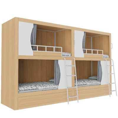 Non Human Damage Guarantee High Stability Capsule Hotel Bed Support customization