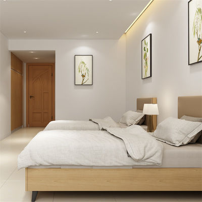 Student Apartment Bed With Desk For Apartment Furniture Support customization