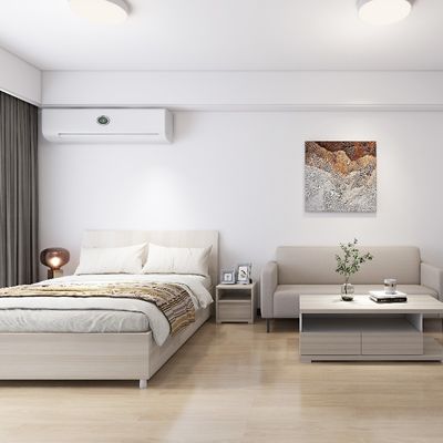 Support customization Modern Functional Student Bed With Desk For Apartment Furniture