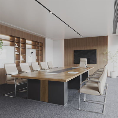 Modern And Stylish Office Meeting Table Made In Foshan Factory Myidea With E0 MFC Material Support customization