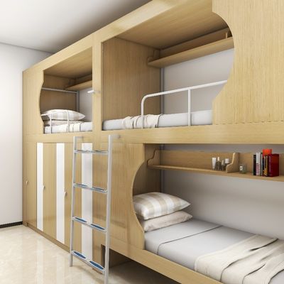 Backpacker Hostel Sleeping Pod Capsule Bed Sleep Box Hostel Hotel Bunk Bed Support customization