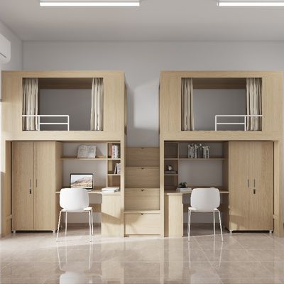 Modern Bedroom Furniture Bunk Bed Children Beds With Stairs And Storage Layers Support customization