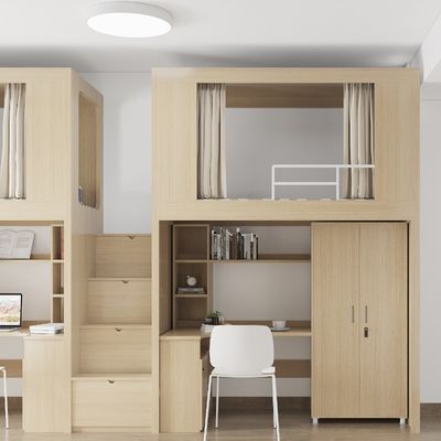 Modern Bedroom Furniture Bunk Bed Children Beds With Stairs And Storage Layers Support customization