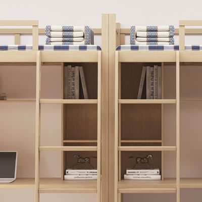 4000 X 900 X 2120mm customization Modern Furniture For School Bunk Bed With Stairs