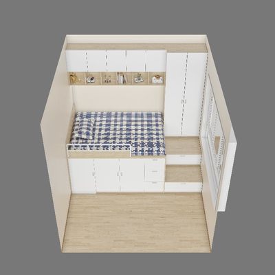 Loft House Treehouse Build Your Own Bunk Bed With Slide Out Bed Support customization
