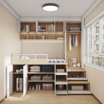Loft House Treehouse Build Your Own Bunk Bed With Slide Out Bed Support customization