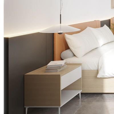 Support customization，Beautiful, atmospheric, and highly stable apartment furniture bedside table