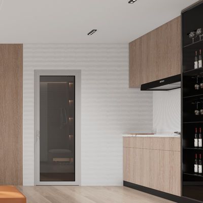 ISO9001 certification of high-end fashion durable tea cabinet support customization