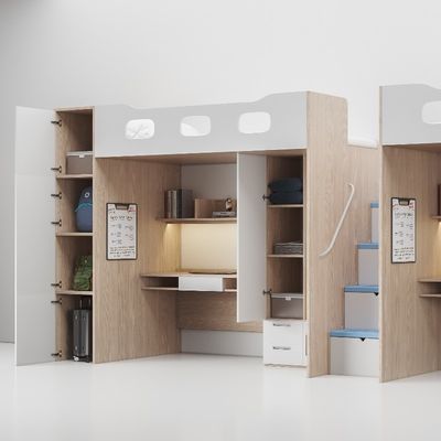 Practical and durable, Support customization super-safe bed from myidea  under the table modern student apartment bed