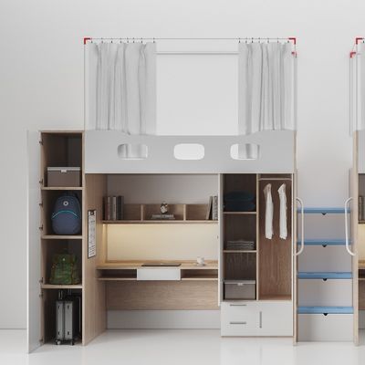 Practical and durable, Support customization super-safe bed from myidea  under the table modern student apartment bed