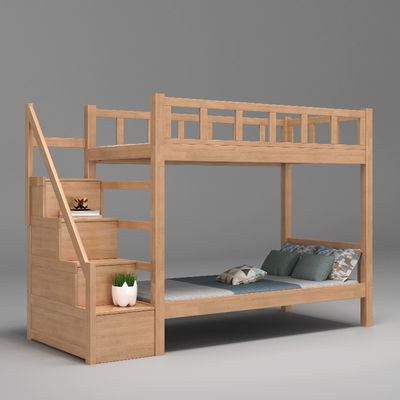 Support customization Multi-functional and strong security Stylish Capsule Bunk Bed with Stairs for Modern Living Spaces