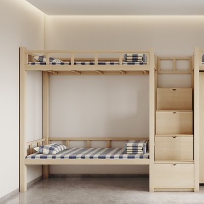 China Manufacturer Capsule Bunk Bed customization For Hostel Inbox Large Space Utilization Capsule Bunk Bed With Stairs