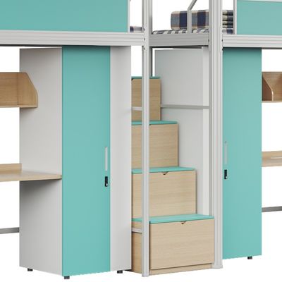 Support customization Affordable and Comfortable Capsule Bunk Bed with Stairs which are  bright colors for Hostels