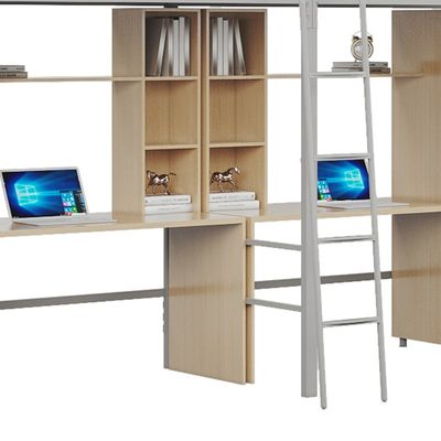 Support customization Beautiful and practical, double student apartment bed with curtain frame