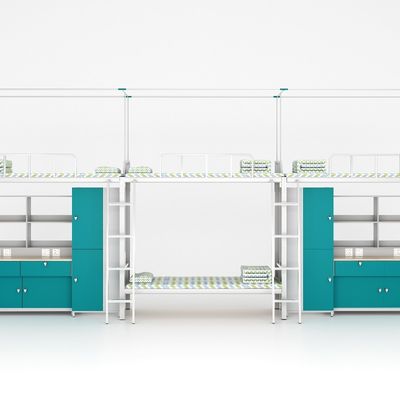 Modern design of multi-purpose student dormitory bunk bed multi-person Support customization