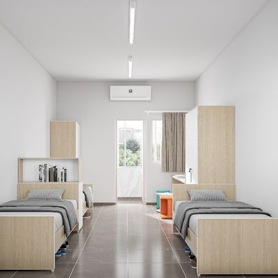 Modern Space-Saving and Versatile Student Bed with Desk Support customization for Apartment Furniture