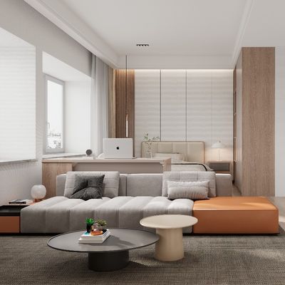 Support customization Modern, stylish and practical apartment furniture with matching color sofas