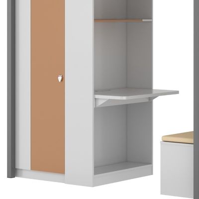 Modern Simple Strong Privacy,Customization High Stability Of Student Apartment Bed By Myidea Bed Under The Table With Wardrobe
