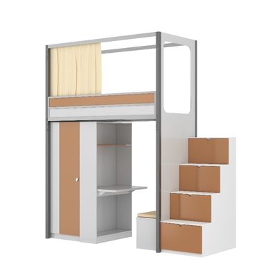 Modern Simple Strong Privacy,Customization High Stability Of Student Apartment Bed By Myidea Bed Under The Table With Wardrobe