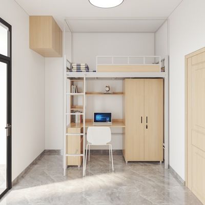 In line with the modern design with bed curtain frame and Support customization bed curtain of the student dormitory under the bed table
