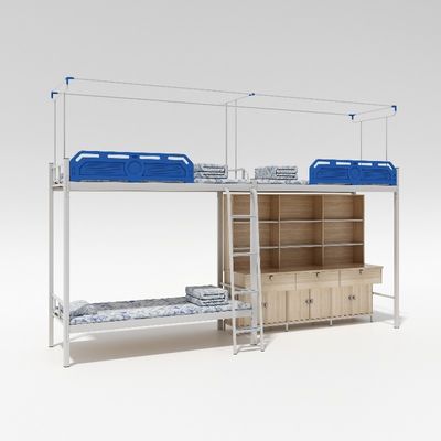 Customizable student dormitory three-seater apartment bed and customization three-seater desk