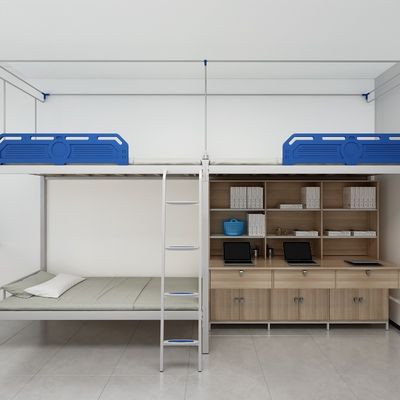 Customizable student dormitory three-seater apartment bed and customization three-seater desk