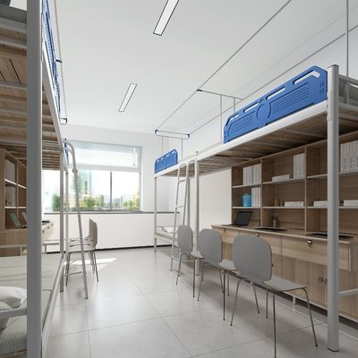 Customizable student dormitory three-seater apartment bed and customization three-seater desk
