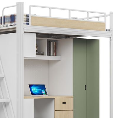 Simple modern multifunctional stable sturdy student apartment furniture under the bed table