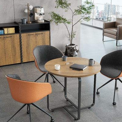 Support customization Modern design small and easy to install business negotiation desk office furniture