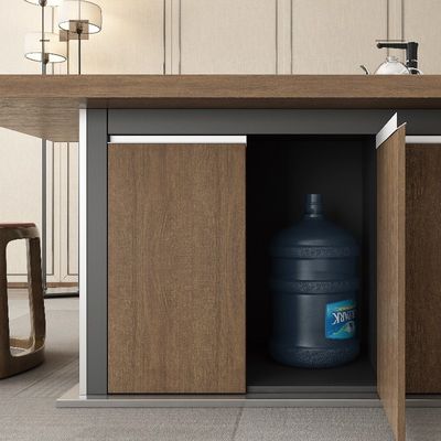 Support customization Solid Wood Tea Stand For Large Mineral Water Bottles Customizable Size And Structure