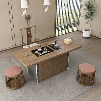 Support customization Solid Wood Tea Stand For Large Mineral Water Bottles Customizable Size And Structure