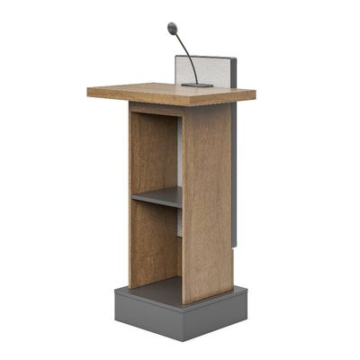 Support customization Compact Podium High Durability Conference Room Table for Professional Meetings