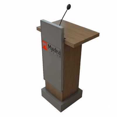 Support customization Compact Podium High Durability Conference Room Table for Professional Meetings