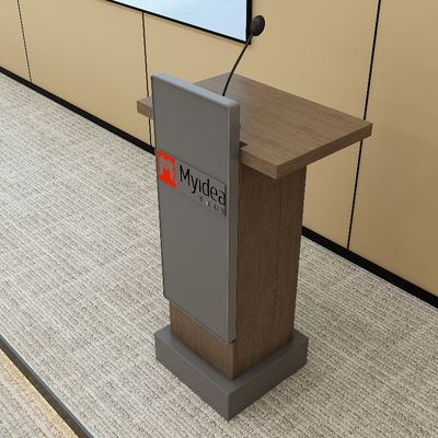 Support customization Compact Podium High Durability Conference Room Table for Professional Meetings