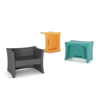 Support customization Music Room Students Multi-side Stool Chair , Simple Multi-functional Kindergarten Plastic Children's Stool