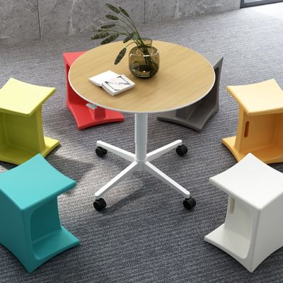 Support customization Music Room Students Multi-side Stool Chair , Simple Multi-functional Kindergarten Plastic Children's Stool