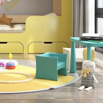 Support customization Music Room Students Multi-side Stool Chair , Simple Multi-functional Kindergarten Plastic Children's Stool